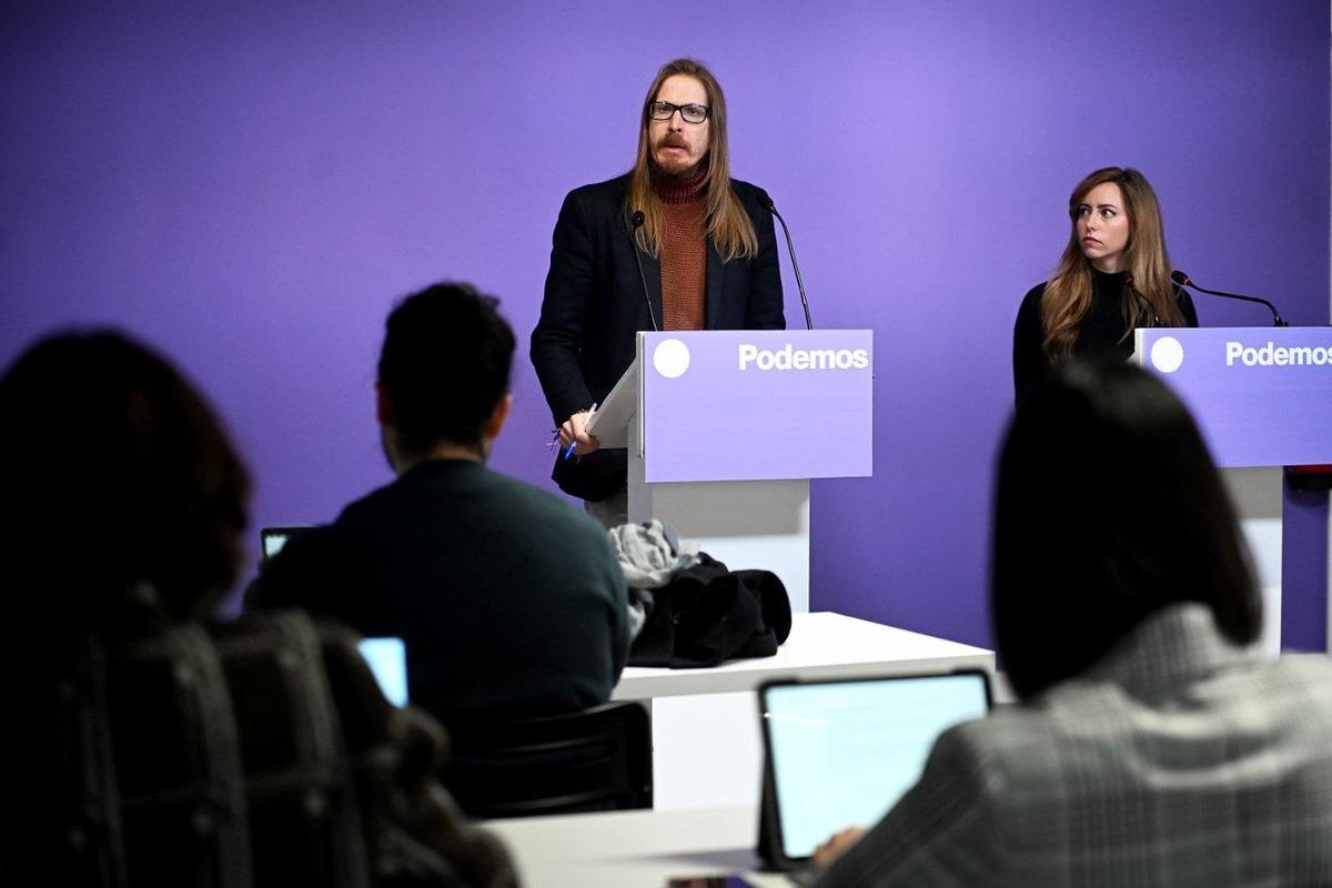 El portavoz de Podemos, Pablo Fernández.