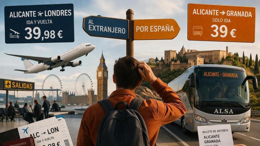 cante a Londres, más barato que ir a Granada en autobús: "Un día habrá que abrir el melón de lo que cuesta viajar por España"