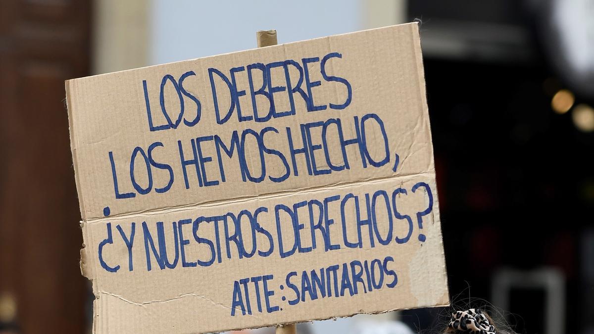 Manifestaciones en defensa de la sanidad pública en Andalucía.