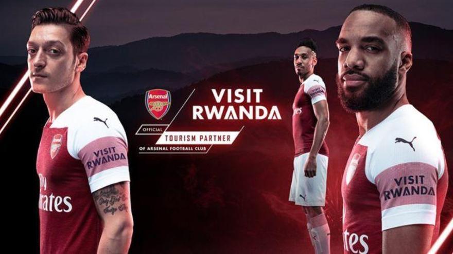 Turismo de Ruanda patrocinará la camiseta del Arsenal