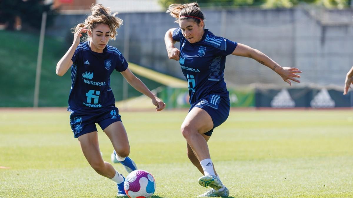 Último entrenamiento en la Ciudad del Fútbol