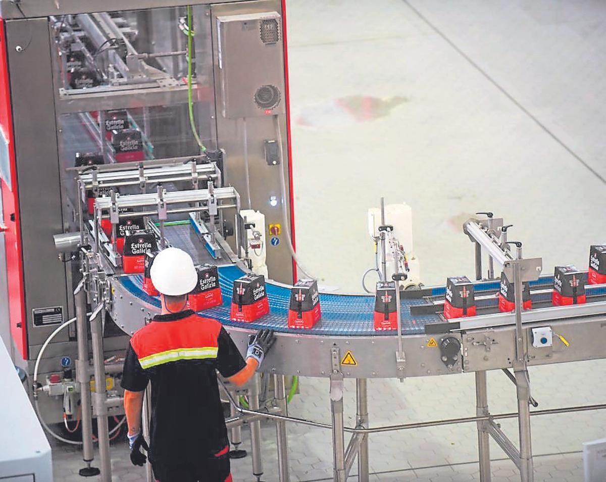 Fábrica de Estrella Galicia en Morás.