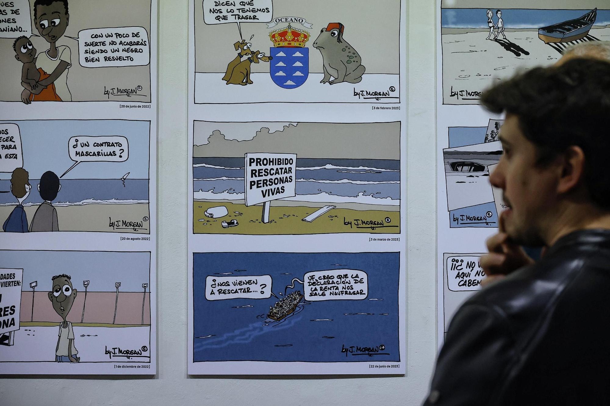 Inauguración de la exposición 'Viñetas y Fronteras'