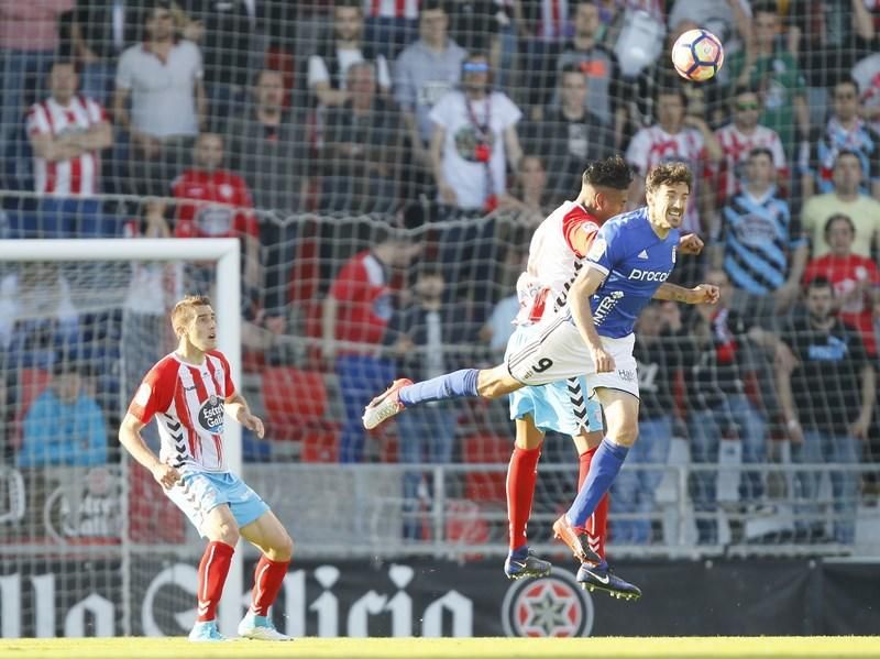 El partido entre el Lugo y el Real Oviedo, en imágenes