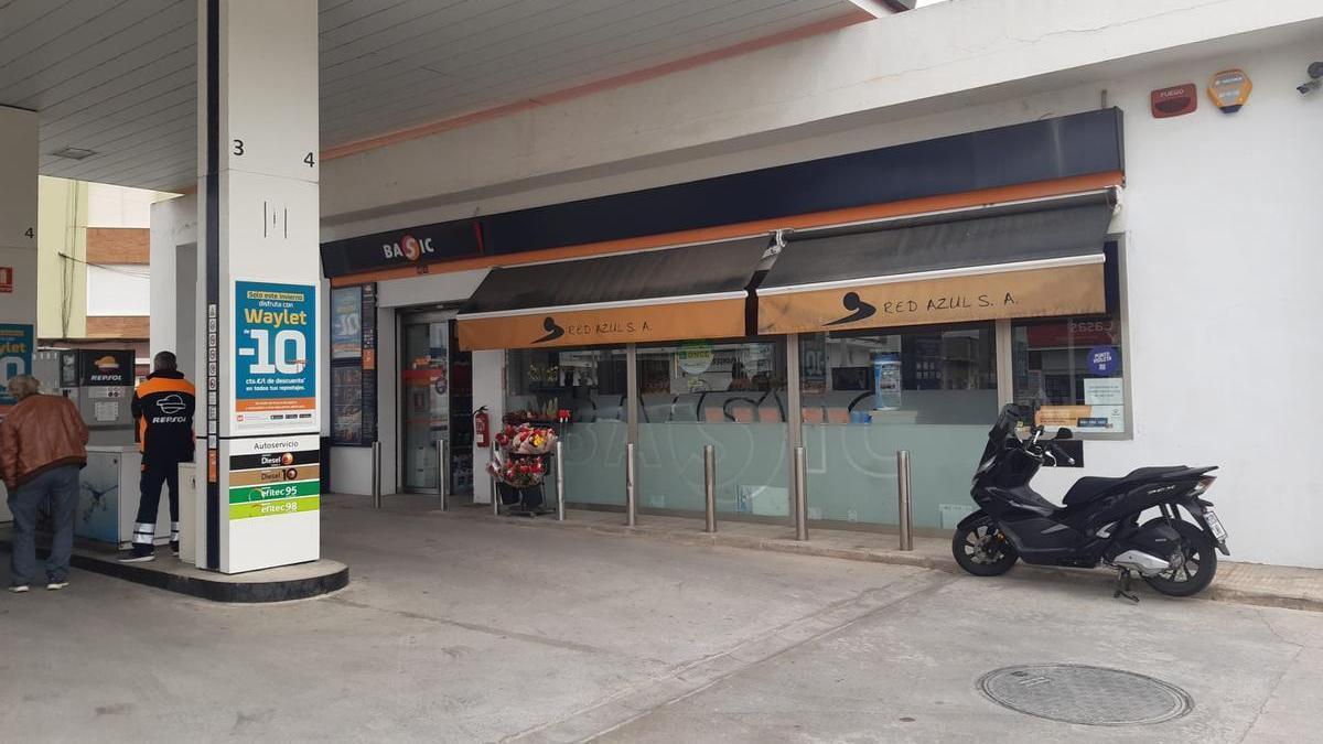 La gasolinera robada en El Perelló