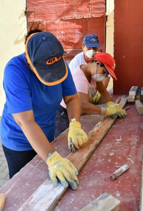 25/09/19 TELDE.  La antigua Fábrica de Azúcar de Telde, está siendo acondicionada por alumnos de PFAE.     FOTÓGRAFA: YAIZA SOCORRO.  | 25/09/2019 | Fotógrafo: Yaiza Socorro