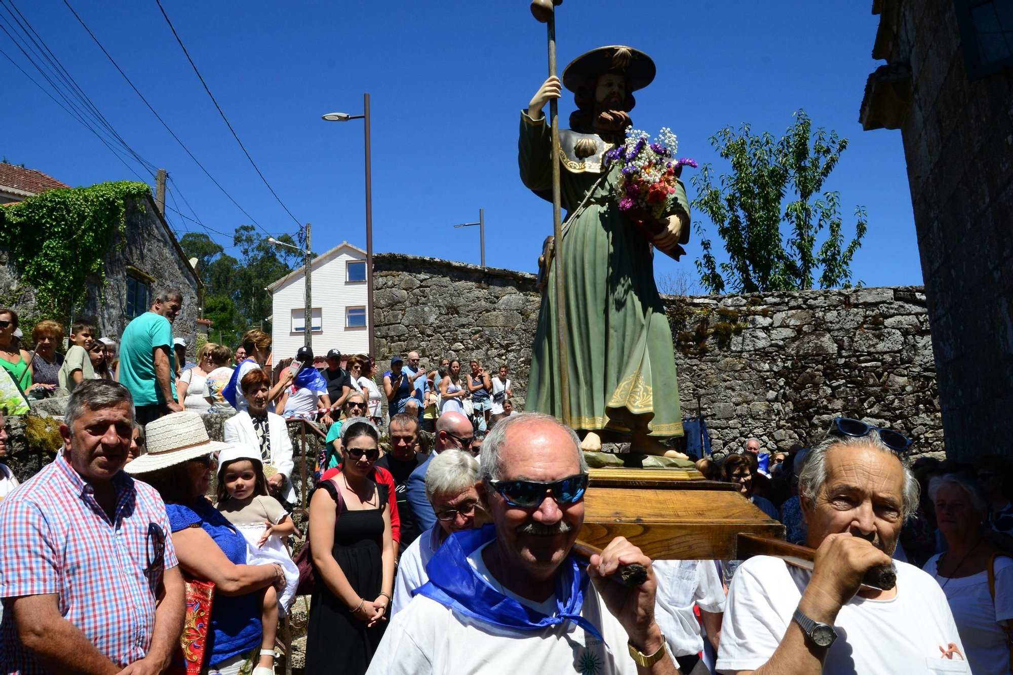 As celebracións do Día de Santiago en Ermelo, "berce do Morrazo"