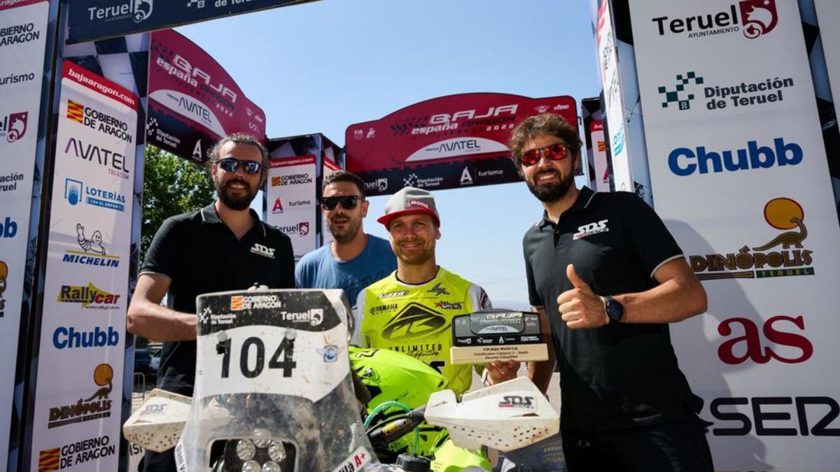 Dani Vila va pujar al podi en la categoria de quads | BAJA ARAGÓN