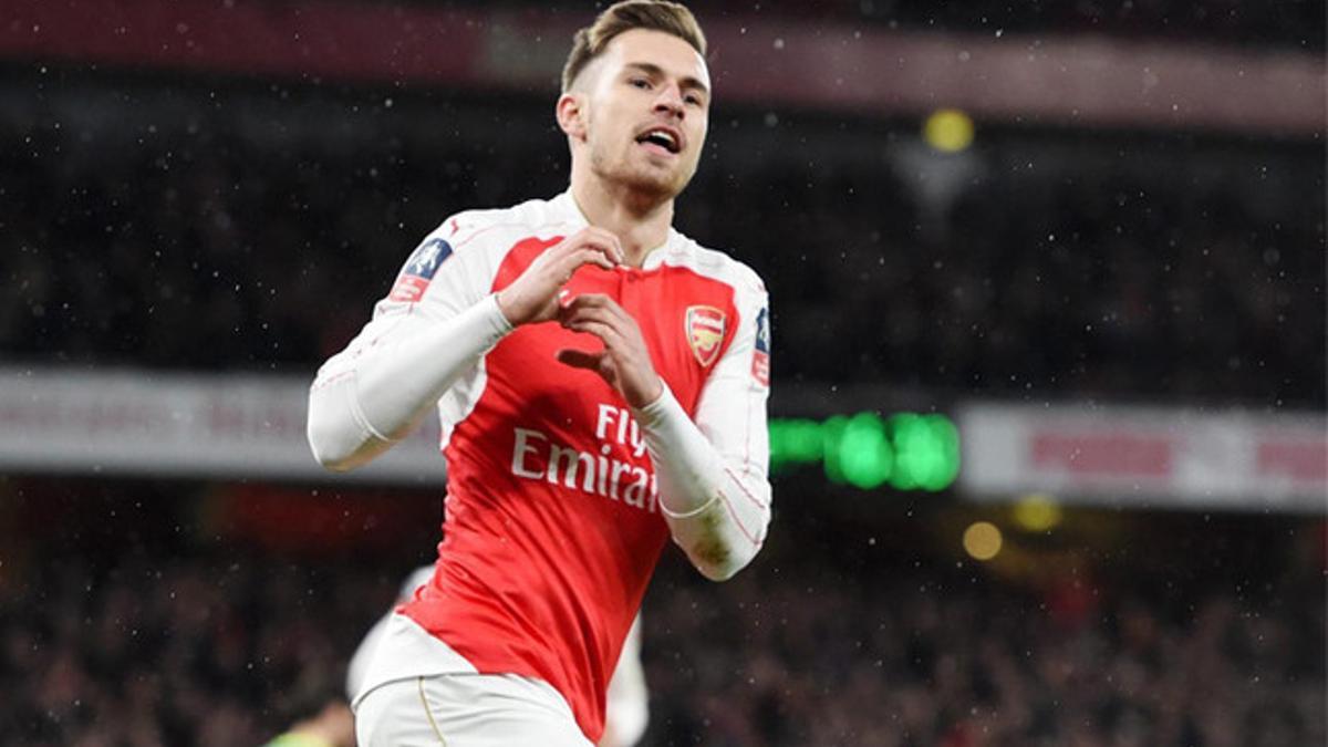 Ramsey interesa al Barça según la prensa inglesa