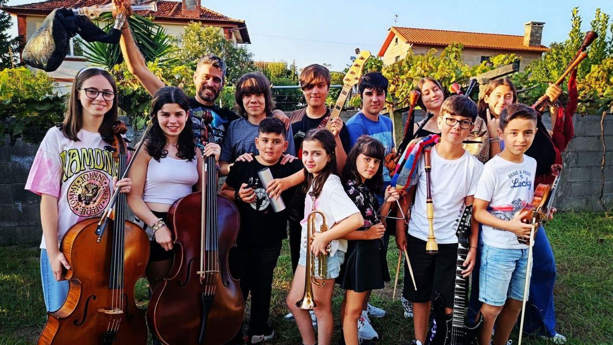 Niños participantes en el «campus piloto» del pasado año.