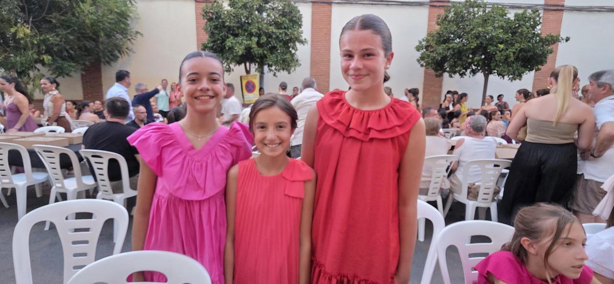 Candidatas a Fallera Mayor Infantil de València 2027 en el Sopar de la Punxà