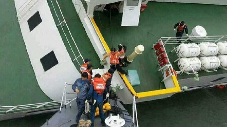 La fiscalía surcoreana pide la detención del capitán del barco hundido