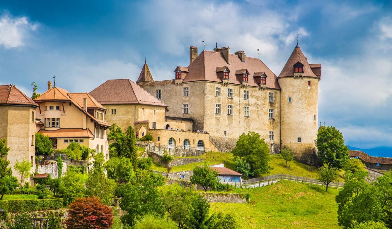 Ciudad medieval de Gruyères.