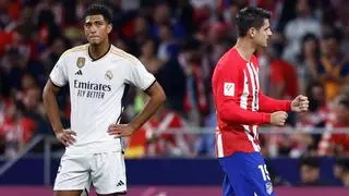 Morata da un golpe sobre la mesa