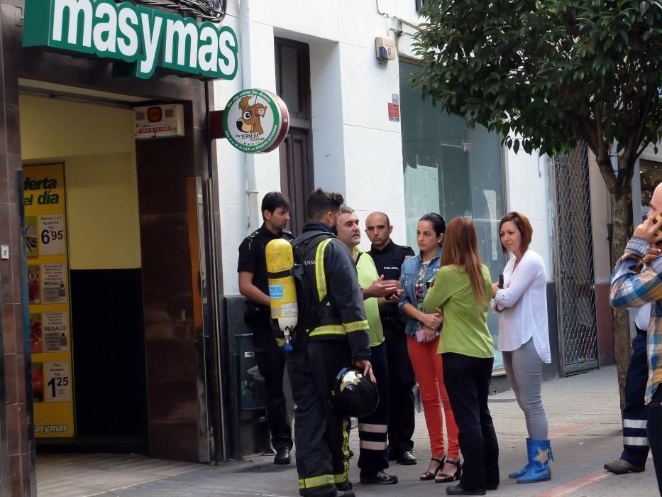 Desalojan un supermercado en Mieres al sufrir los clientes malestar