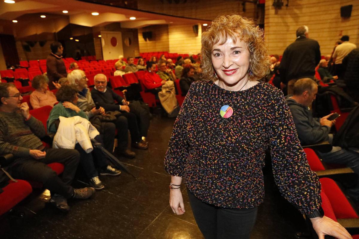 Ana Isabel Martínez, ayer, en la Casa de Cultura
