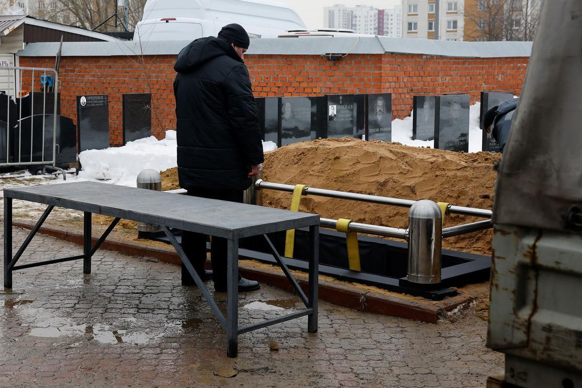 Funeral y ceremonia de despedida del político opositor ruso Alexei Navalny en Moscú