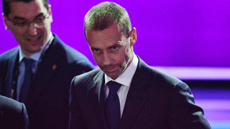 Aleksander Ceferin, presidente de la UEFA.