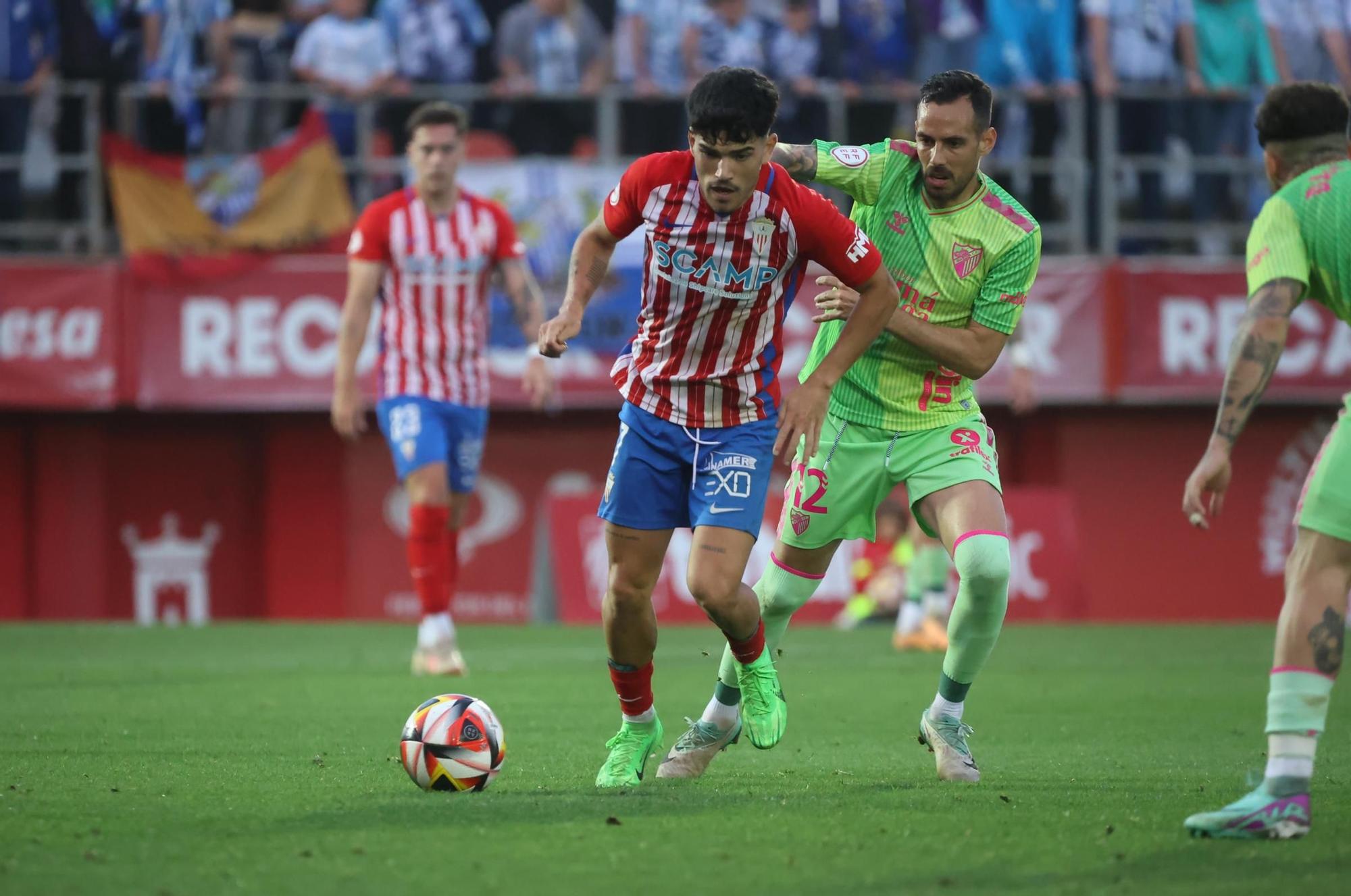 Una imagen del Algeciras - Málaga CF, disputado en el Nuevo Mirador. Foto: LOF