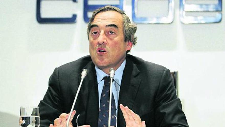 Juan Rosell, presidente de la Confederación Española de Organizaciones Empresariales.