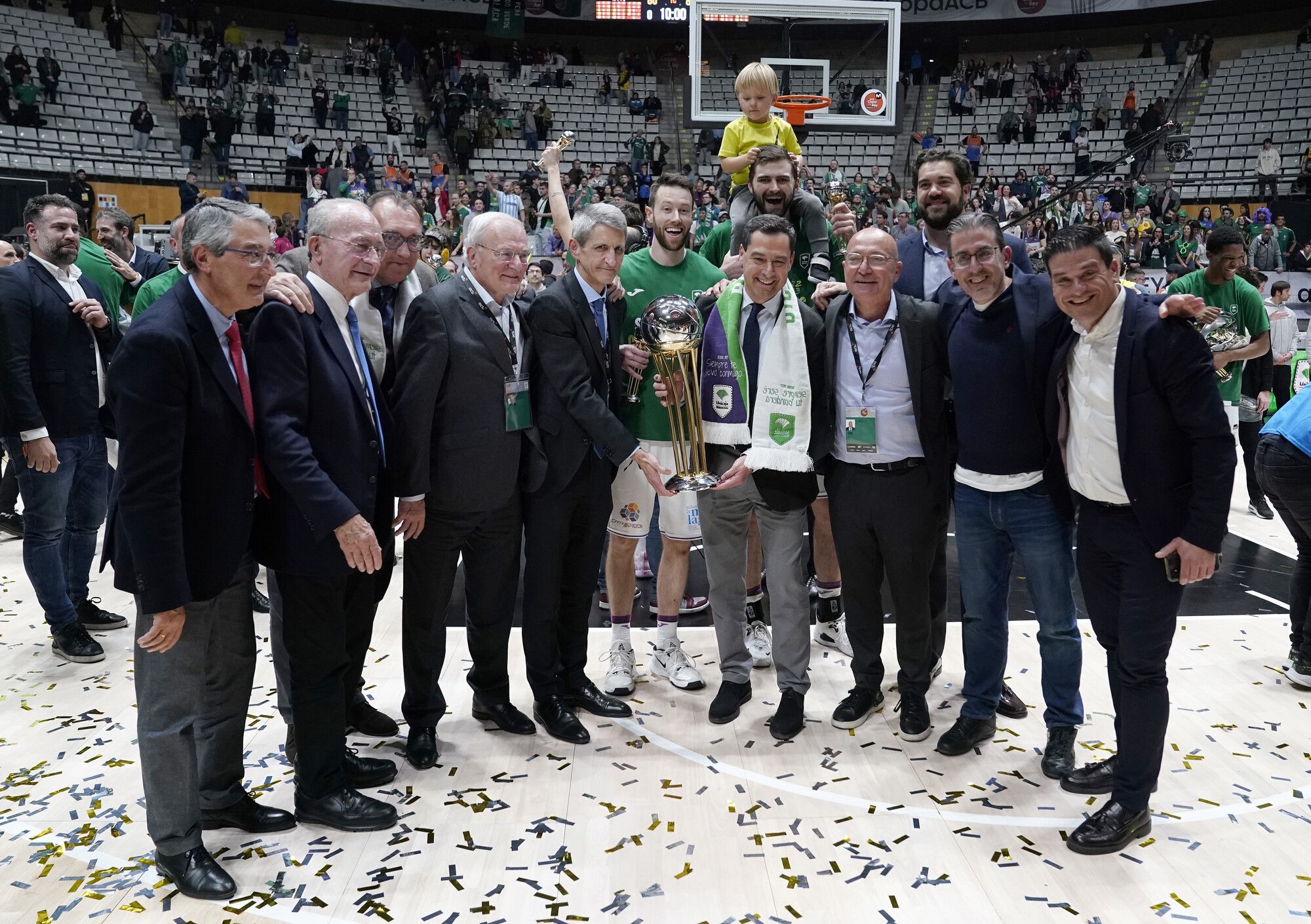 La celebración de la Copa del Rey de Unicaja, en imágenes