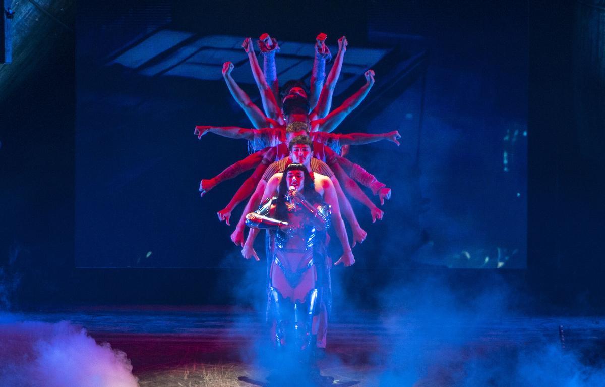 La cantante Katy Perry durante un concierto en el Palau Sant Jordi, a 9 de noviembre de 2025, en Barcelona, Catalunya (España). El concierto se engloba dentro de su gira The Lifetimes Tour.