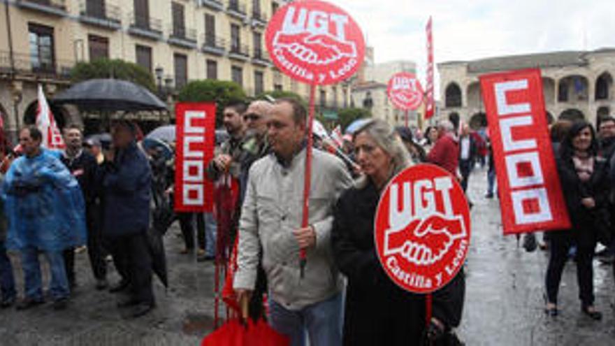 Manifestación del Día Internacional del Trabajo en Zamora