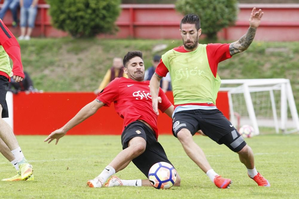 Entrenamiento del Sporting