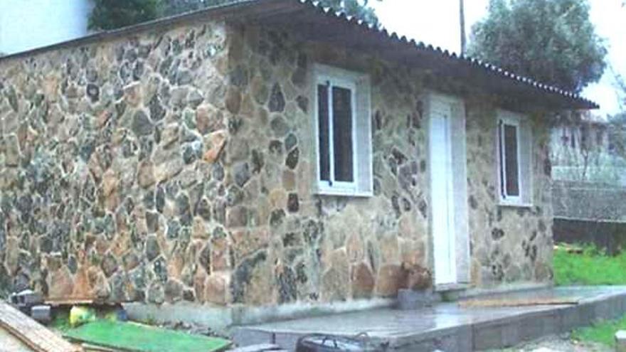 Vivienda derribada.