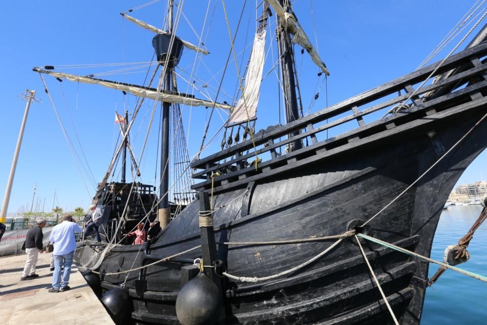 El barco histórico permanecerá atracado en aguas de la bahía de Torrevieja para ser visitado hasta el 22 de abril