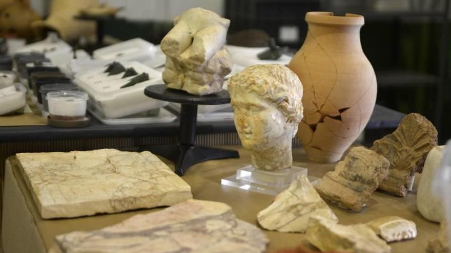 Unas 360 piezas arqueológicas rescatan del Molinete más de 2.000 años de historia