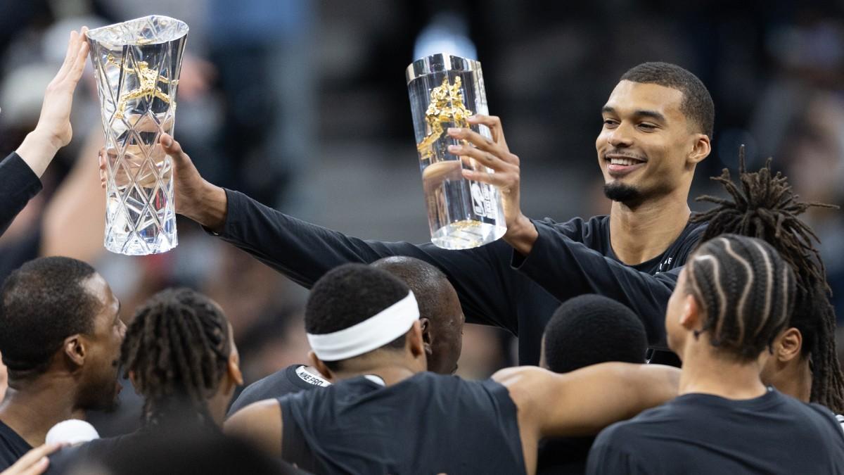 Victor Wembanyama, defensor del año en la NBA