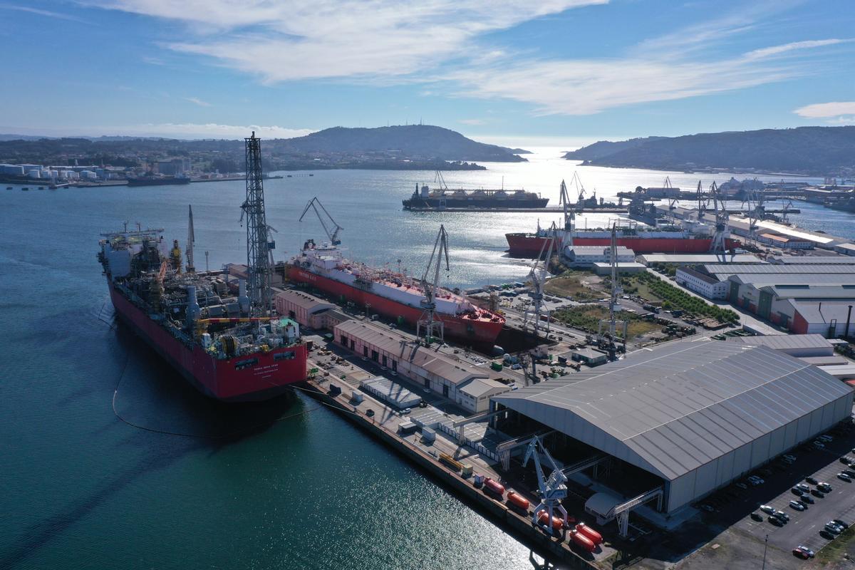 Navantia reparou na ría de Ferrol durante 2022 até 19 buques