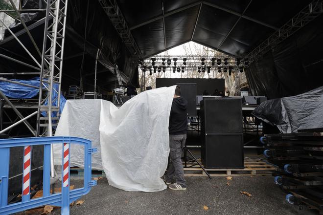 Palma se prepara para un Sant Sebastià pasado por agua