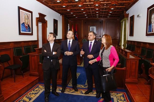 Reunión de los alcaldes de las cuatro grandes ciudades de Canarias