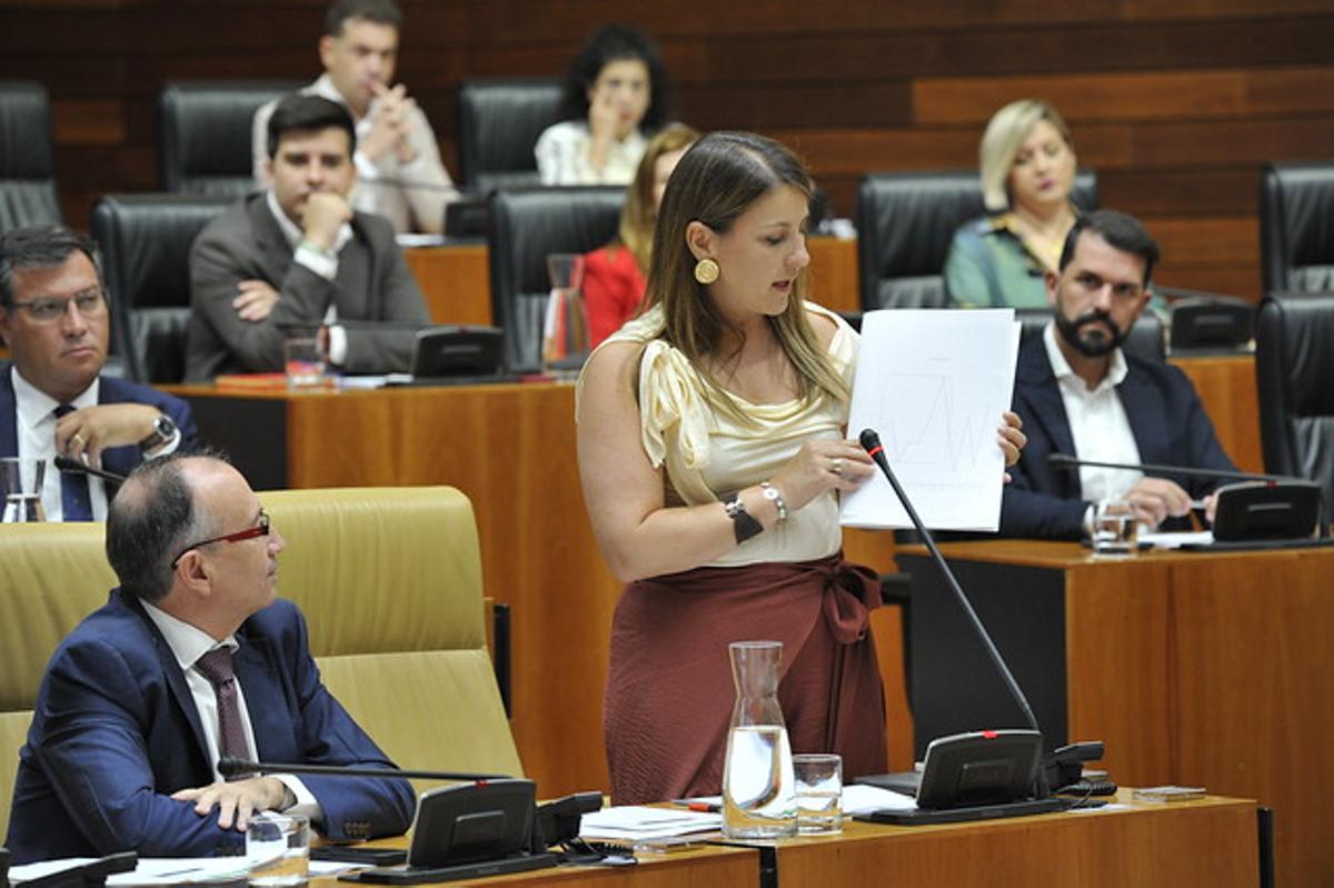 Fotogalería | Sesión plenaria en la Asamblea de Extremadura