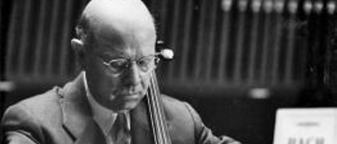 Pau Casals durant el concert a les Nacions Unides.  barcelona clàssica