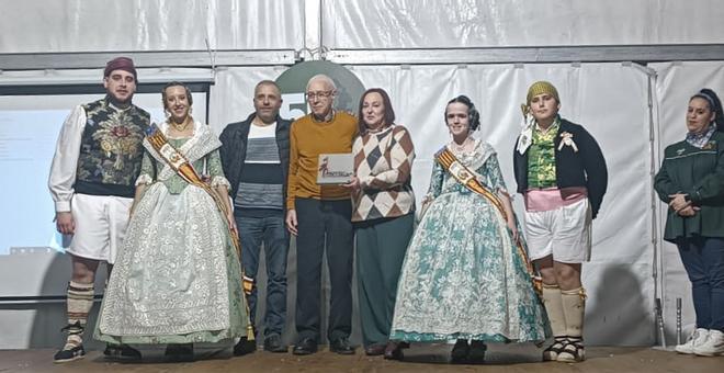 Entrega de premios de la Falla El Palleter del Port de Sagunt en su 50 aniversario