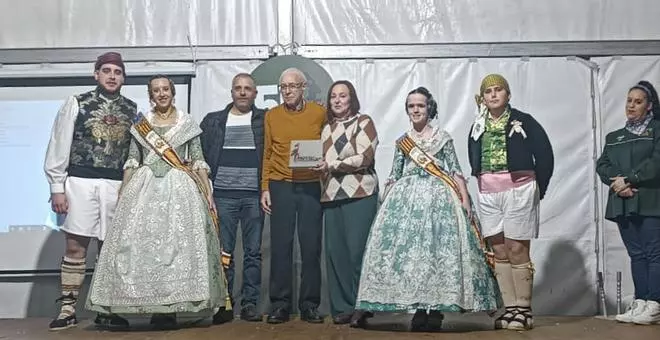 Entrega de premios de la Falla El Palleter del Port de Sagunt en su 50 aniversario