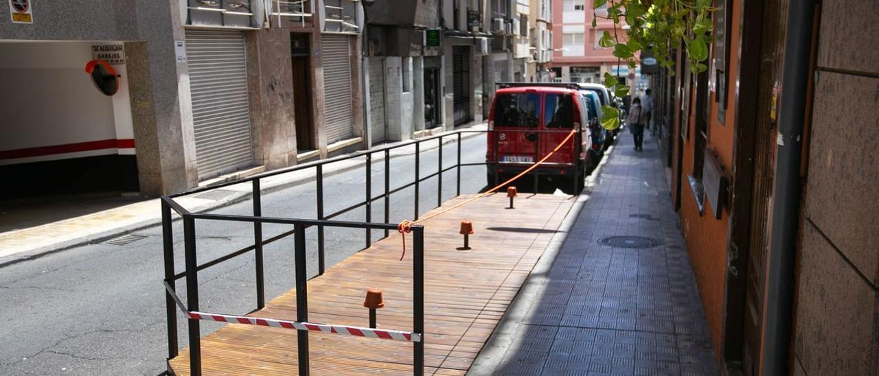 Terrazas exprés en Santa Cruz de Tenerife.