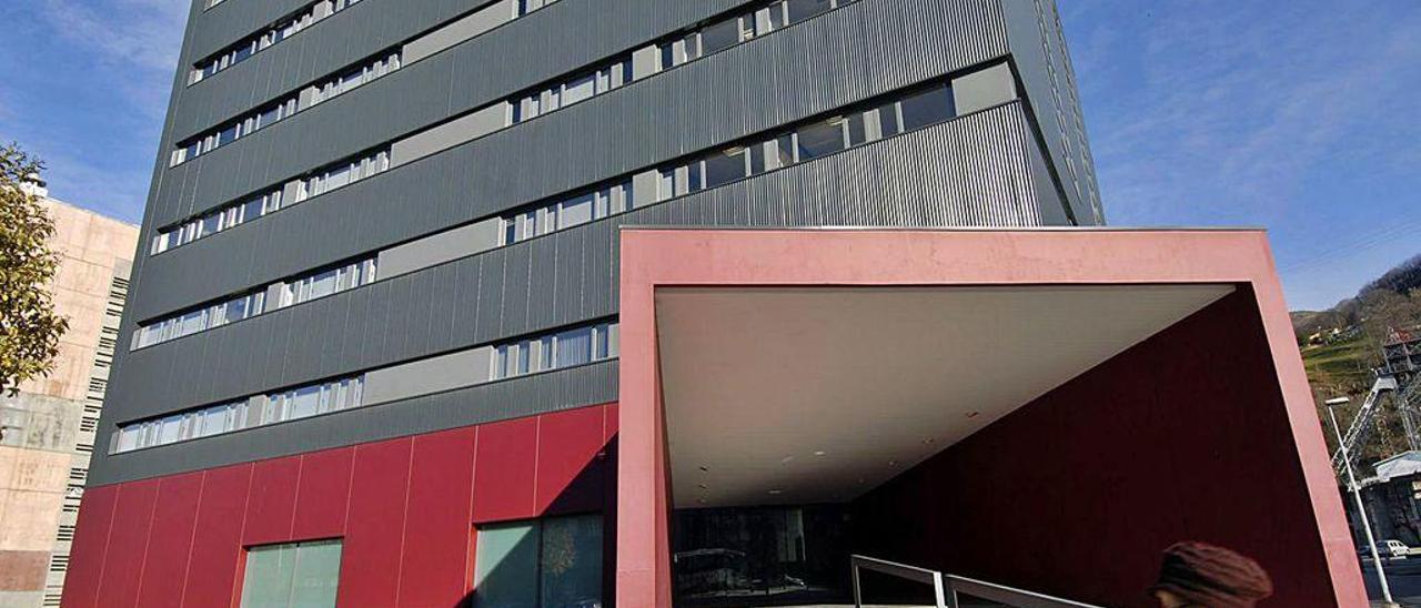 El edificio de investigación del campus de Mieres.