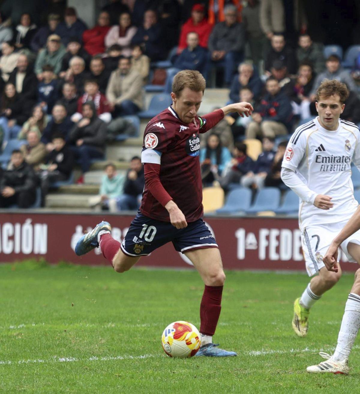 Yelko Pino, este fin de semana frenta al Real Madrid Castilla. | GUSTAVO SANTOS