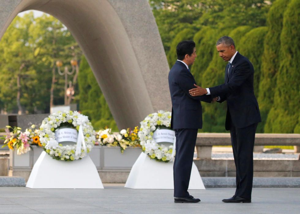 El presidente de EE.UU, Barack Obama, dijo hoy en Hiroshima que la memoria de las víctimas de la bomba atómica lanzada sobre esta ciudad en 1945 "nunca debe desaparecer".