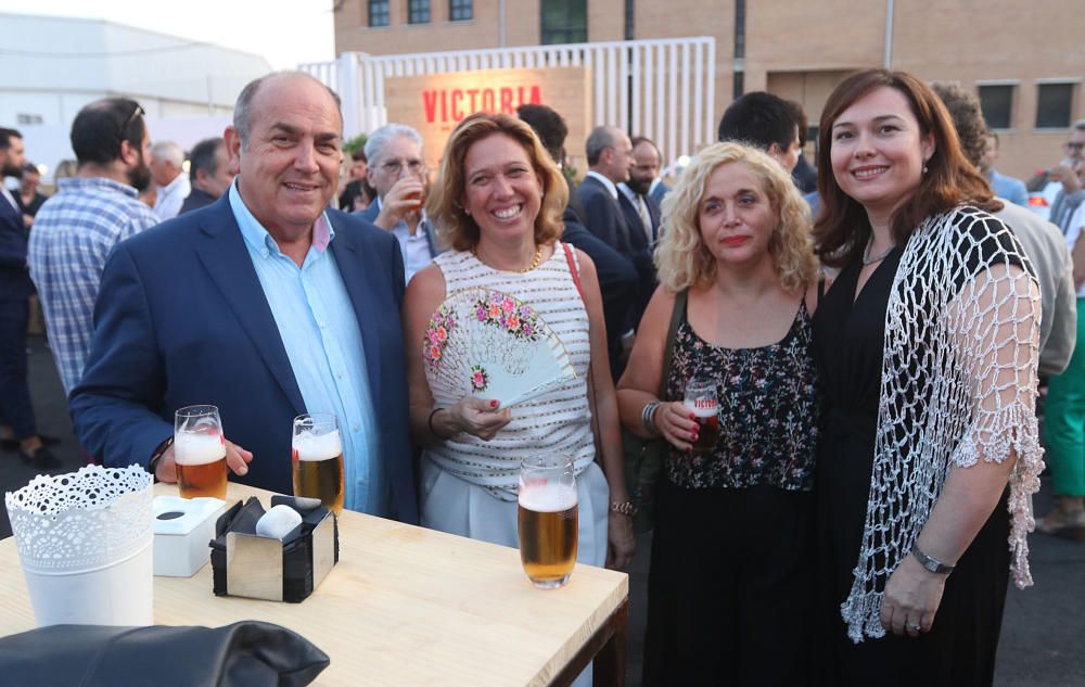 Representantes políticos e institucionales de Málaga acudieron al acto oficial de inauguración de la fábrica de Cerveza Victoria