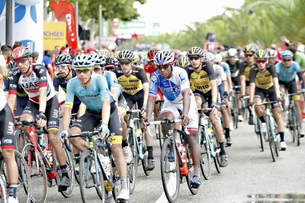 La Vuelta a España a su llegada a Alhama de Murcia