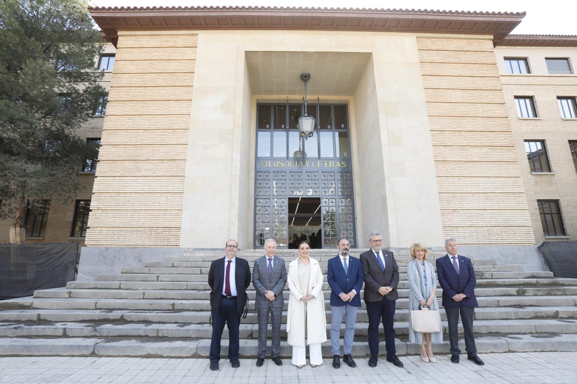 Este es el estado de la renovada facultad de Filosofía y Letras de la Universidad de Zaragoza