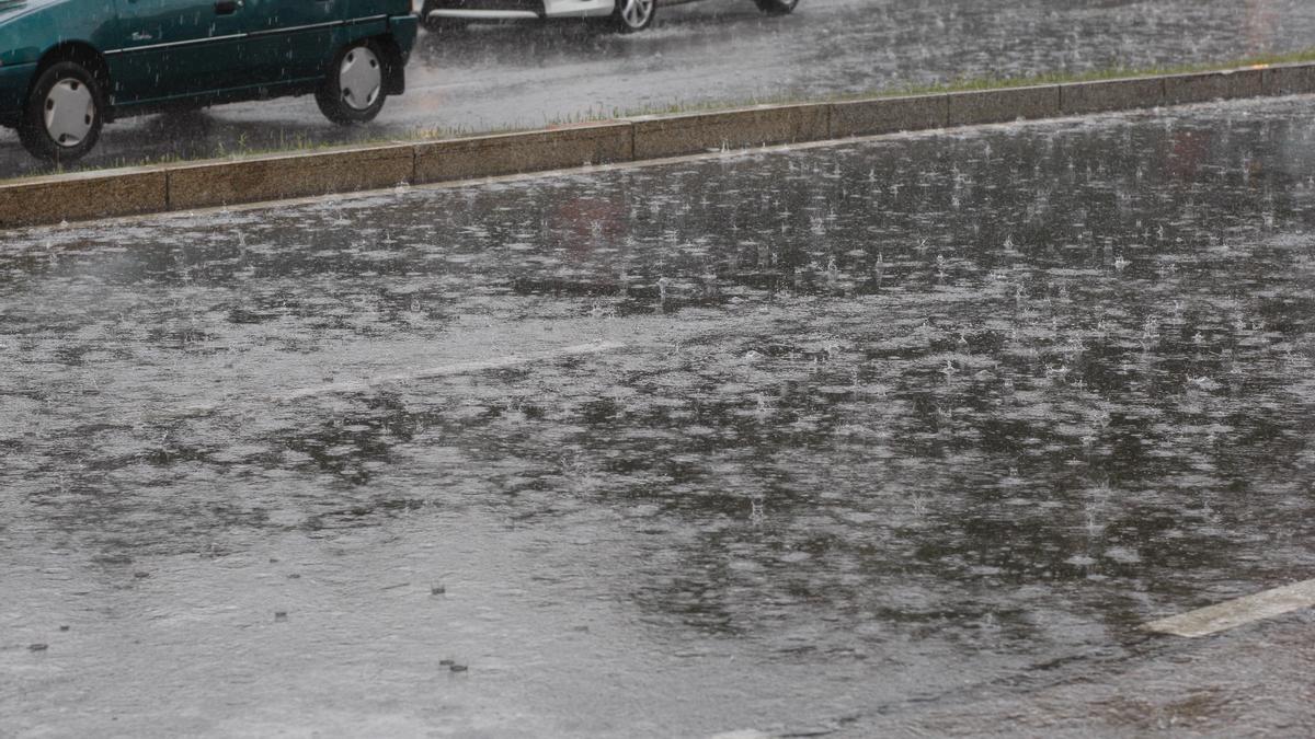 Lluvia en Zamora