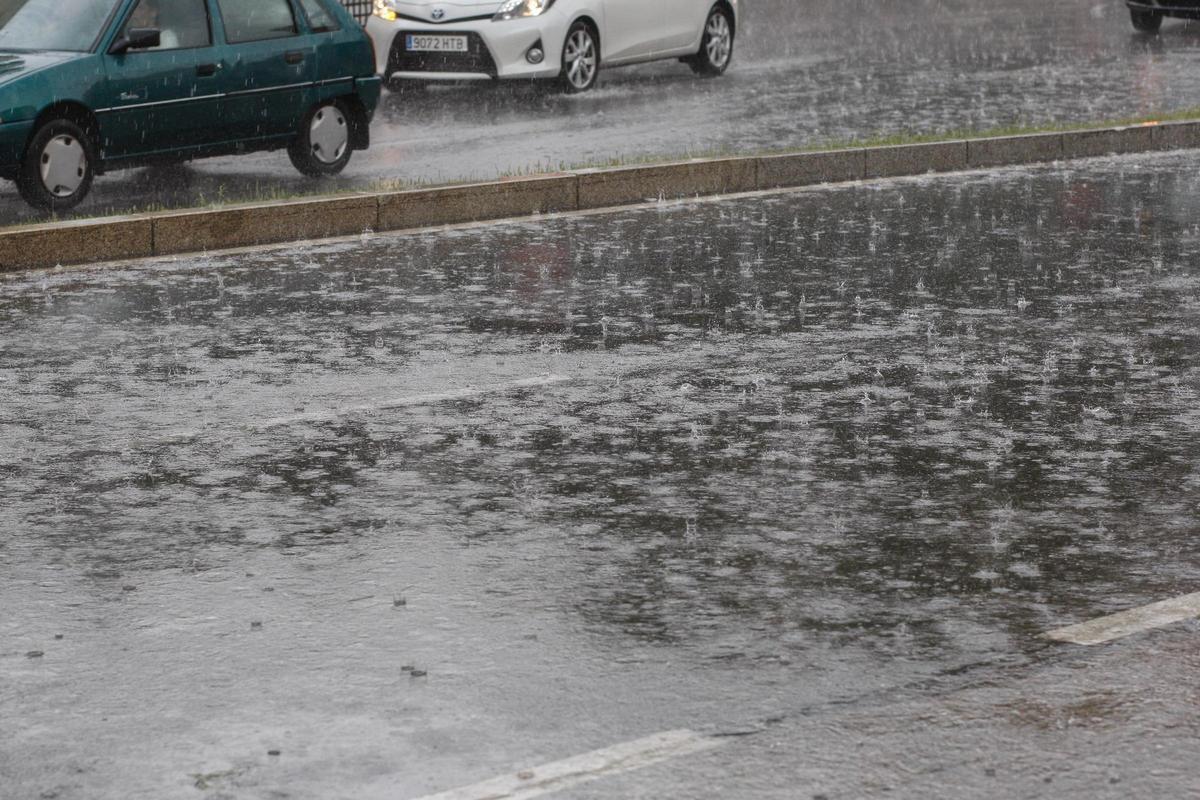 Lluvia en Zamora