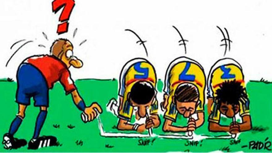 Una caricatura sobre la selección ofende por tercera vez a Colombia