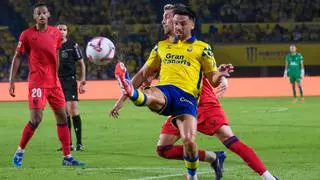 Revive las mejores jugadas del empate entre la UD Las Palmas y el Sevilla en el estadio de Gran Canaria